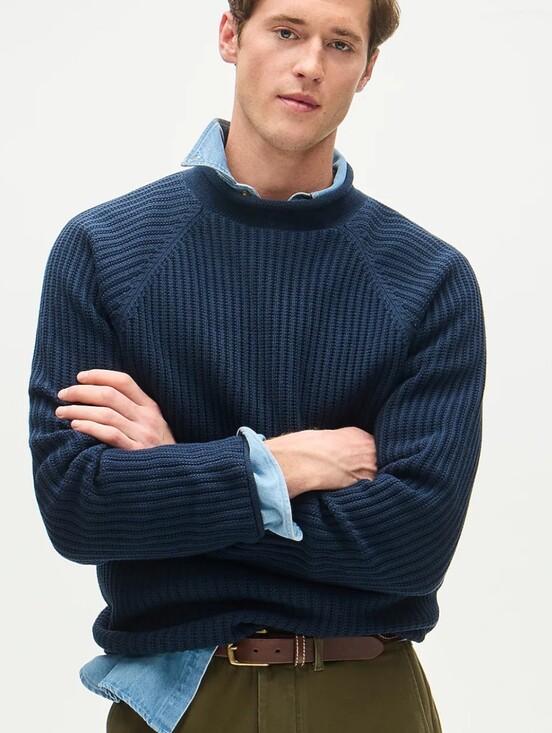 J. Crew Other - J Crew 1988 Rollneck CT575 Size M Navy CT575